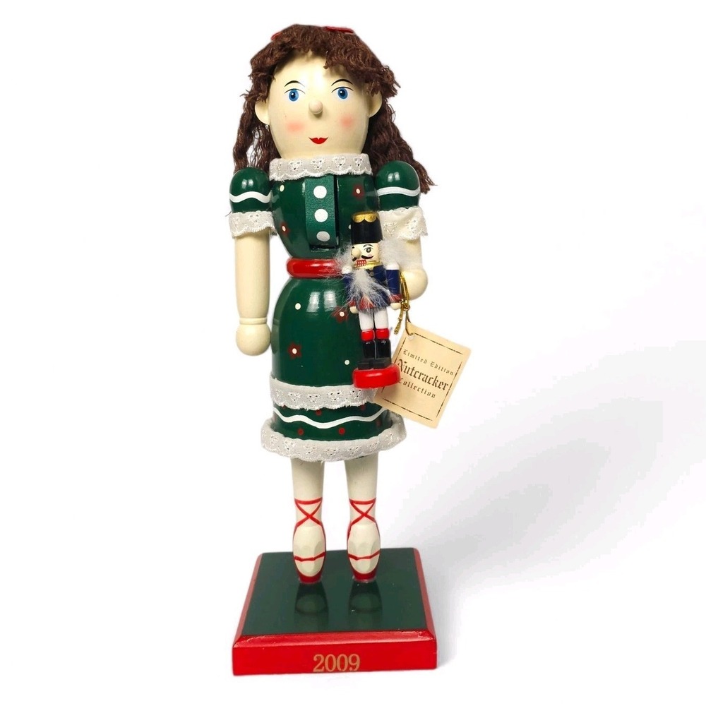 Rare Target 2009 Limited Edition Nutcracker Clara 14" Wood Christmas Collection